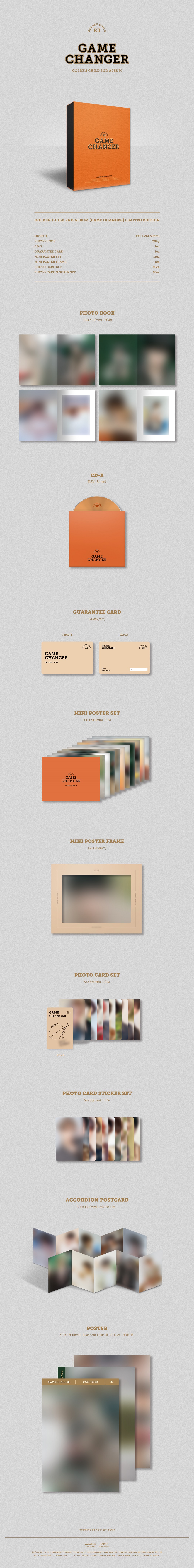 ktown4u.com : Golden Child - Album Vol.2 [Game Changer] (Limited